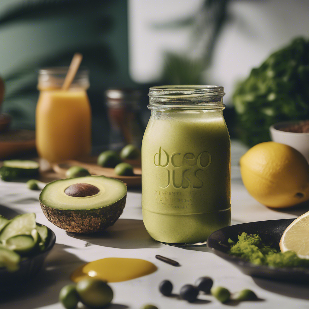 Receitas de sucos detox e seus benefícios para a saúde - Content Illustration